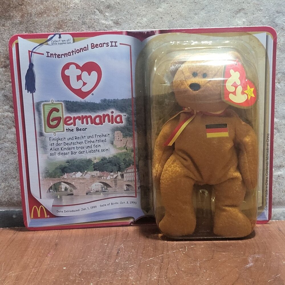Ty Germania the Bear McDonalds International Bears II Ty Beanie Babies 1990
